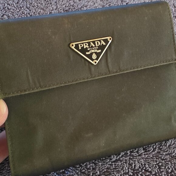 Prada vintage nylon / leather wallet - Picture 1 of 5